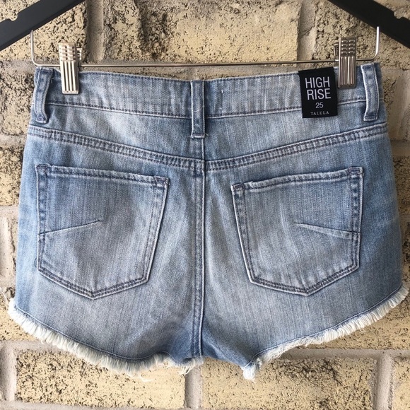ARITZIA TALULA High Rise Denim Shorts - Picture 3 of 5